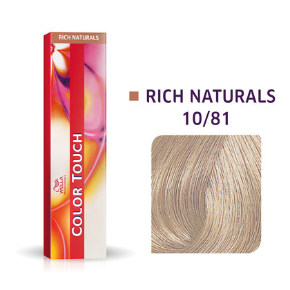 Wella Color Touch 10/81 Lightest Blonde/Pearl Ash Demi-Permanent