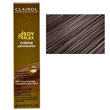 Clairol Professional Soy4Plex Creme Permanente Hair Color 3NN-Medium Rich Neutral Brown