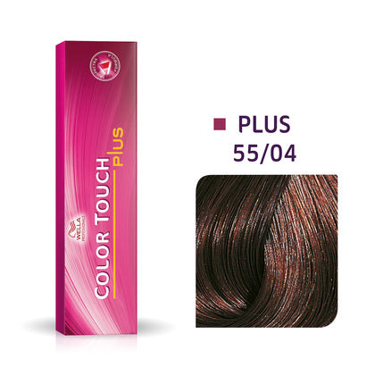 Wella Color Touch Plus 55/04 Intense Light Brown/Natural Red Demi-Permanent
