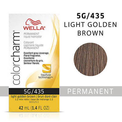 Wella Color Charm Liquid Permanent Hair Color 5G - Light Golden Brown