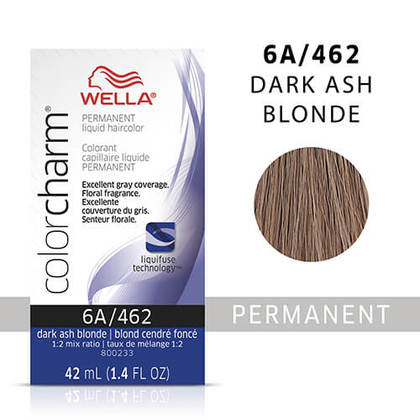 Wella Color Charm Liquid Permanent Hair Color 6A - Dark Ash Blonde