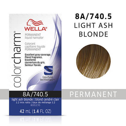 Wella Color Charm Liquid Permanent Hair Color 8A - Light Ash Blonde