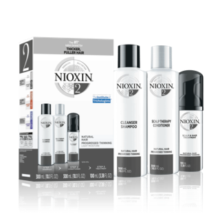 Nioxin 3-Part System #2 Hair System Kit ~ for natural hair with progressed thinning