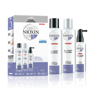 Nioxin 3-Part System #5 Hair System Kit ~ for chemically-treated hair with light thinning