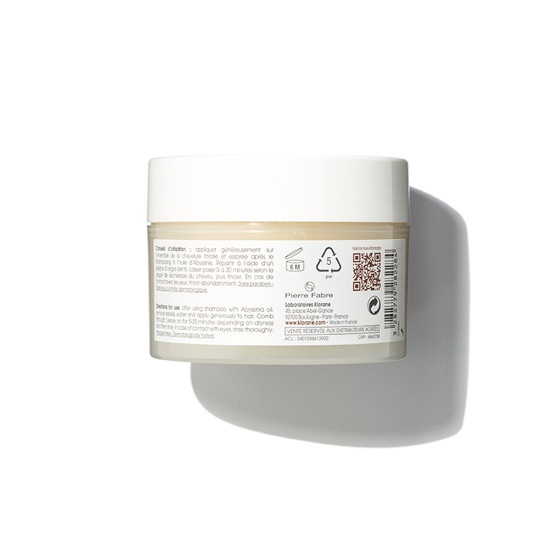 Klorane Ultra Nourishing Mask with Abyssinia Oil  for Very Dry, Coarse, Curly, Brittle Hair