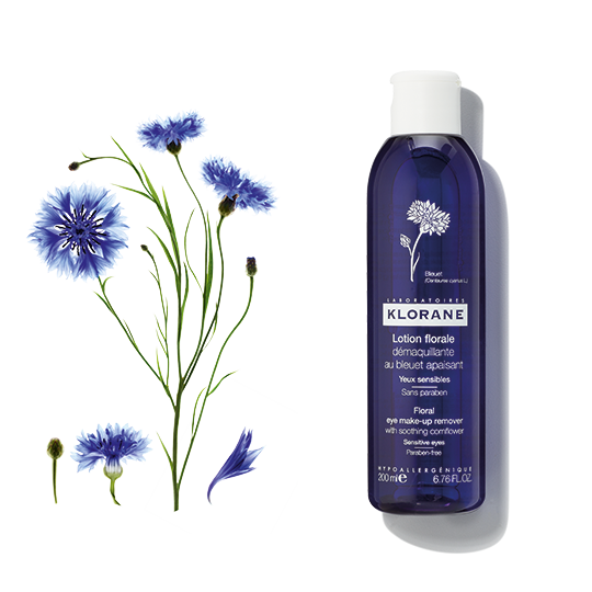 Klorane Floral Lotion Eye Make-Up Remover With Soothing Cornflower