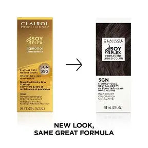 Miss Clairol 5GN/35G- Lightest Gold Neutral Brown (Sunlit Brown)