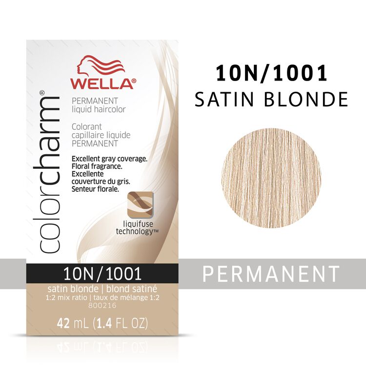 Wella Color Charm Liquid Permanent Hair Color 10N - Satin Blonde