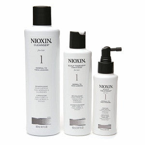 Nioxin 3-Part System #1 Hair System Kit ~ for natural hair with light thinning