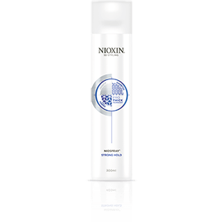 Nioxin Strong Hold Niospray ~ a finishing spray for hair that is medium to coarse
