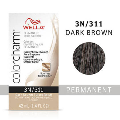 Wella Color Charm Liquid Permanent Hair Color 3N - Dark Brown