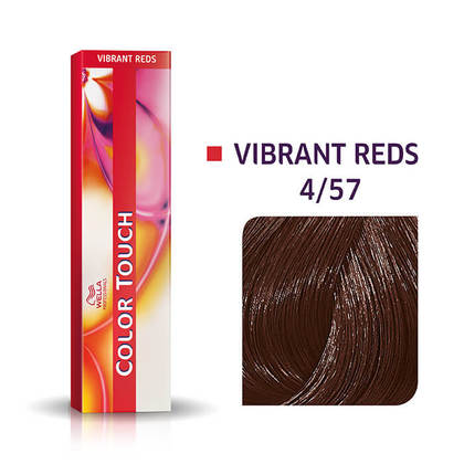 Wella Color Touch 4/57 Medium Brown/Red-Violet Brown Demi-Permanent