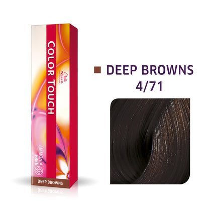 Wella Color Touch 4/71 Medium Brown/Brown Ash Demi-Permanent