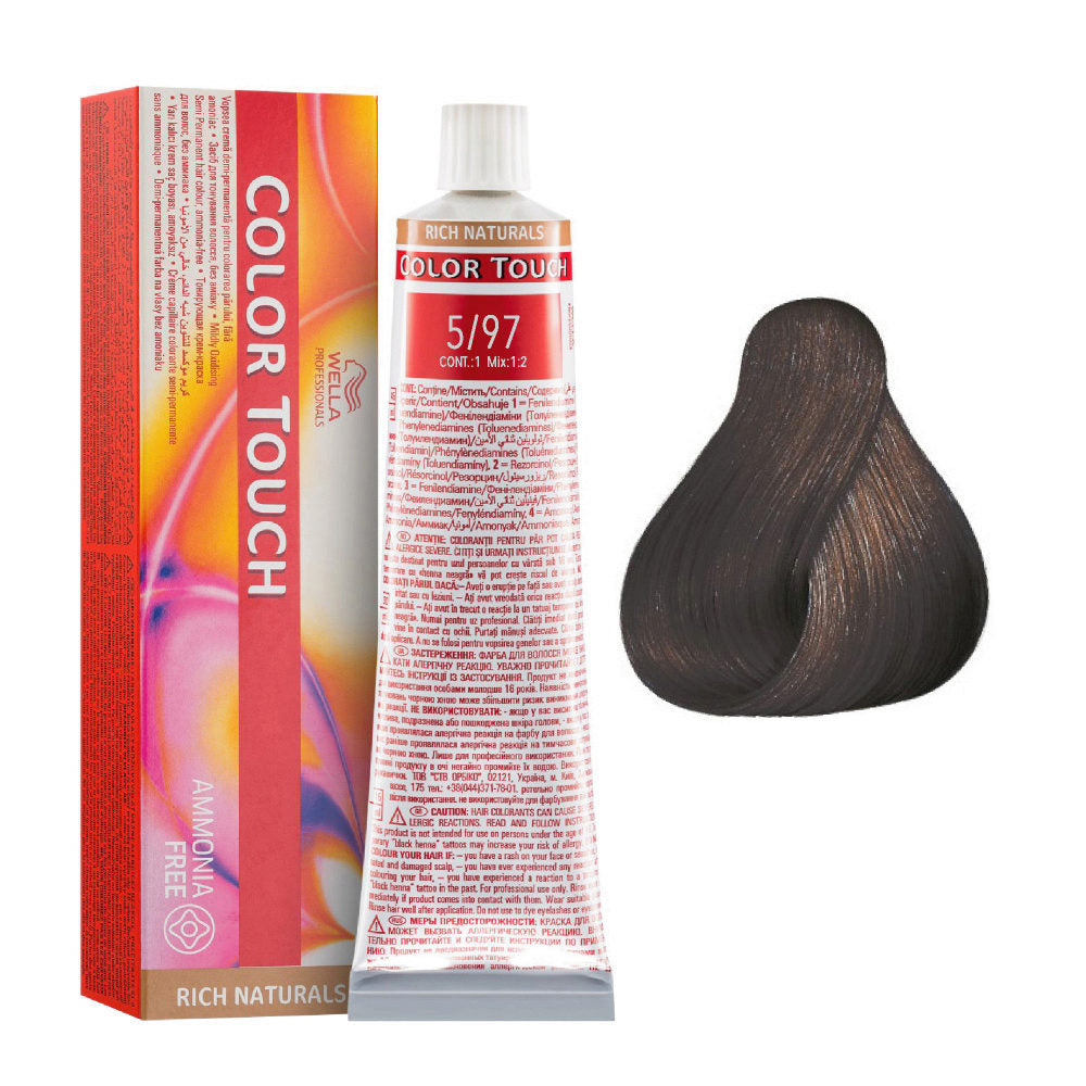 Color Touch Demi-Permanent Hair Color - 5 97 Light Brown-Cendre Brown 