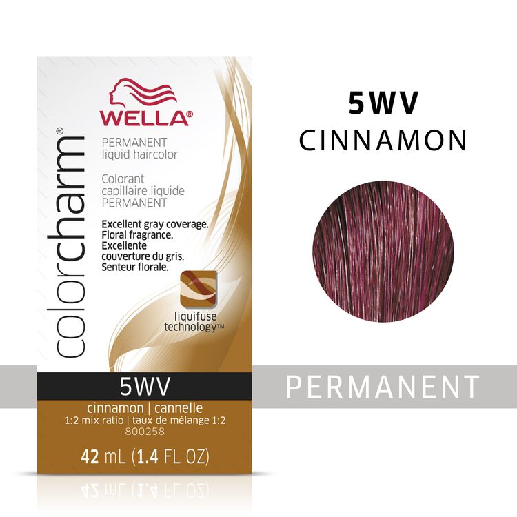 Wella Color Charm Liquid Permanent Hair Color 5WV - Cinnamon – Beans Beauty
