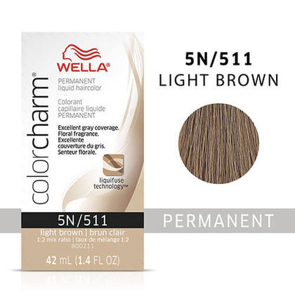 Wella Color Charm Liquid Permanent Hair Color 5N - Light Brown