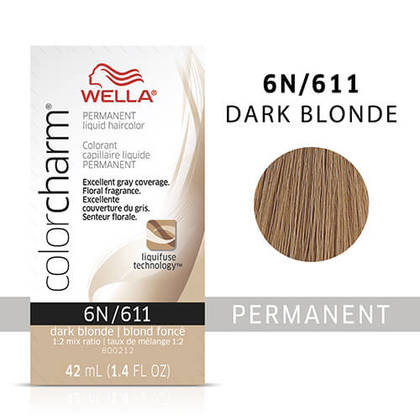 Wella Color Charm Liquid Permanent Hair Color 6N - Dark Blonde