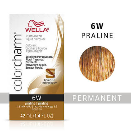 Wella Color Charm Liquid Permanent Hair Color 6W - Praline
