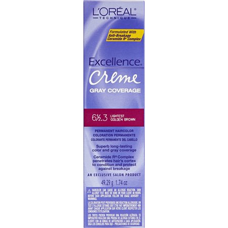Loreal Excellence Creme 6-1/2.3 Lightest Golden Brown