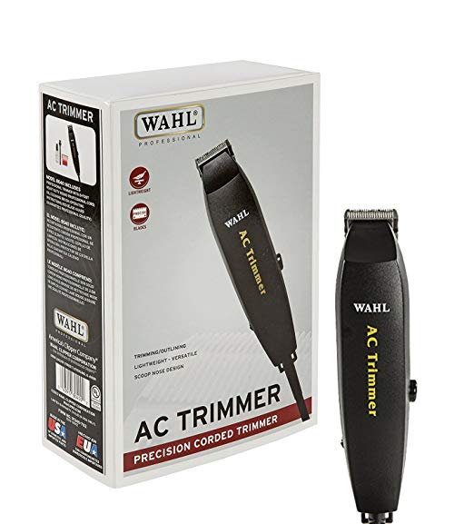 Wahl #8040 AC Trimmer High Precision Blades and Scoop Nose Design by Wahl Professional