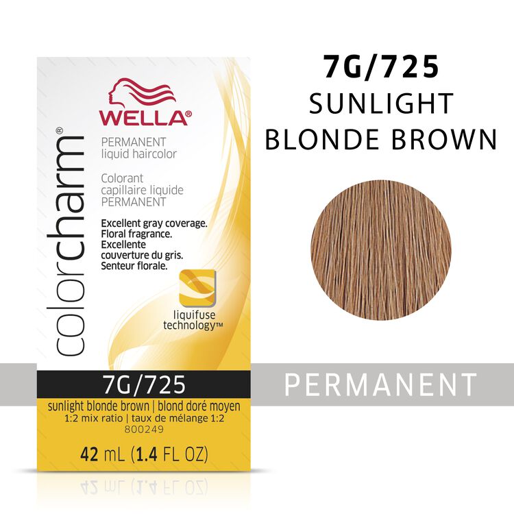 Wella Color Charm Liquid Permanent Hair Color 7G - Sunlight Blonde Brown