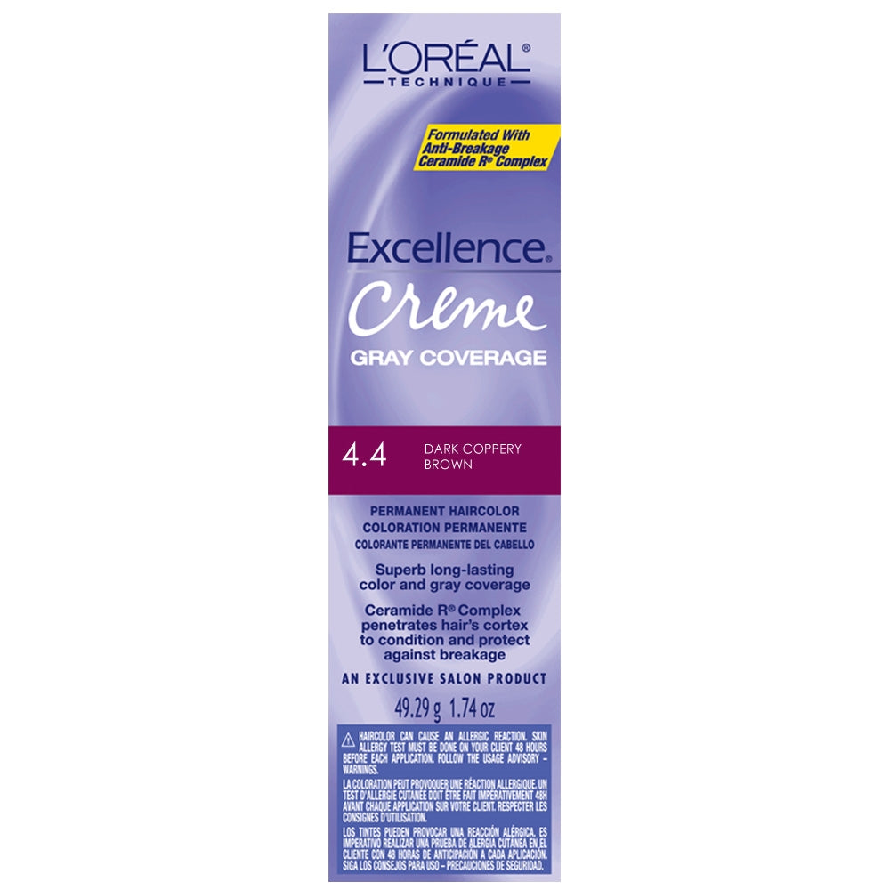 Loreal Excellence Creme 4.4 Dark Coppery Brown
