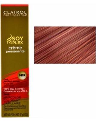 Clairol Professional Soy4Plex Creme Permanente Hair Color 6RR-Dark Reddest Blonde