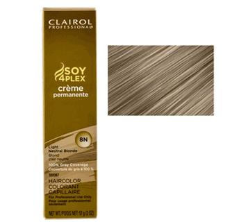 Clairol Professional Soy4Plex Creme Permanente Hair Color 8N-Light Neutral Blonde