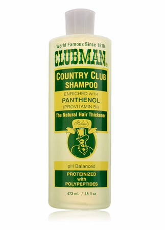 Clubman Country Club Shampoo Enriched with Panthenol 16 oz.