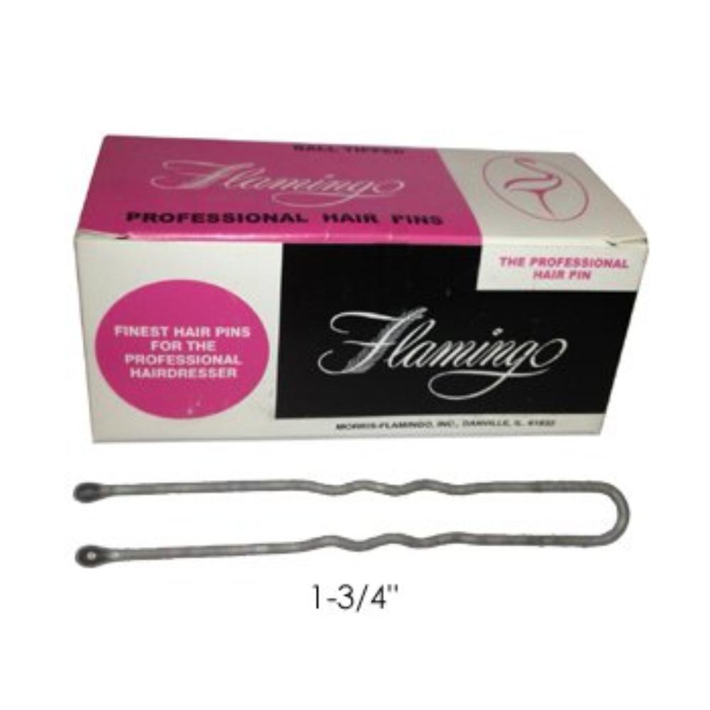 Morris Flamingo Hair Pins 1-3/4 Inch Silver