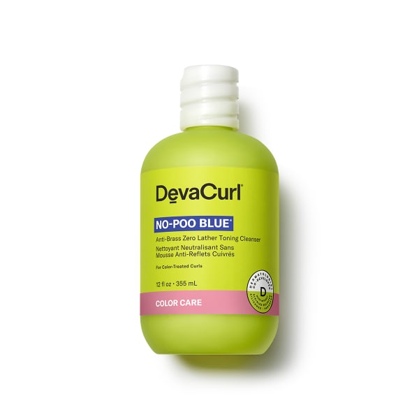 DevaCurl No-Poo Blue Anti-Brass Zero Lather Toning Cleanser