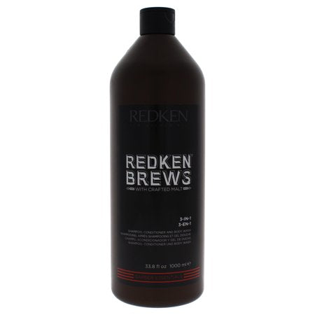 Redken Brews Daily Conditioner ~ Everyday Conditioner for All Men's Hair Types
