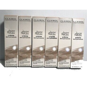 Clairol Professional Soy4Plex Creme Permanente Hair Color 4N-Light Neutral Brown