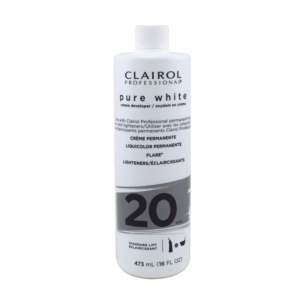 Clairol Professional Soy4Plex Pure White Cream 20 Volume Peroxide (2-Sizes)