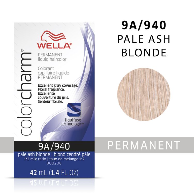 Wella Color Charm Liquid Permanent Hair Color 9A - Pale Ash Blonde