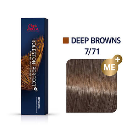 Wella Koleston Perfect ME+ 7/71 Medium Blonde/ Brown Ash