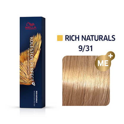 Wella Koleston Perfect ME+ 9/31 Very Light Blonde/ Gold Ash Permanent