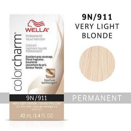 Wella Color Charm Liquid Permanent Hair Color 9N - Very Light Blonde –  Beans Beauty