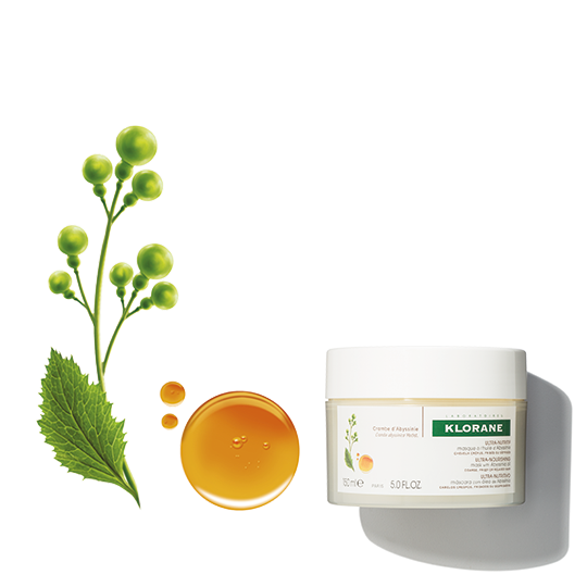 Klorane Ultra Nourishing Mask with Abyssinia Oil  for Very Dry, Coarse, Curly, Brittle Hair