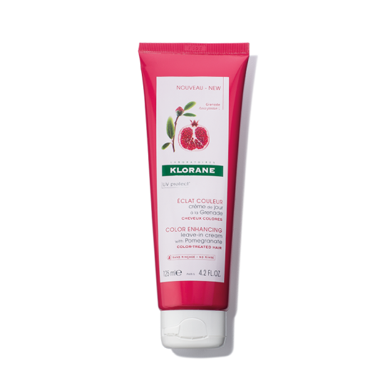 Klorane Color-Enhancing  Leave-In Cream With Pomegranate Protects Color From Fading