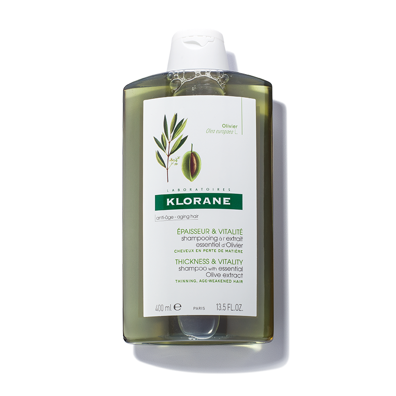 Klorane Thickness and Vitality Shampoo with Essential Olive Extract Increases Each Hairs Diameter/ Thickening