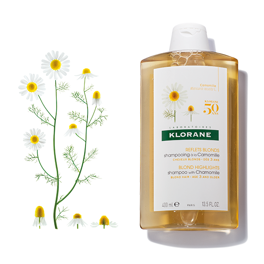 Klorane Blonde Highlights Shampoo With Camomile Repairs and Brightens Blonde Hair