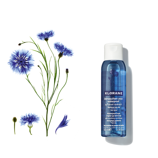 Klorane Waterproof Eye Make-Up Remover With Soothing Cornflower