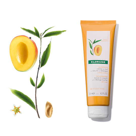 Klorane Nourishing Leave In Cream with Mango Butter Nourishes & Repairs Hair