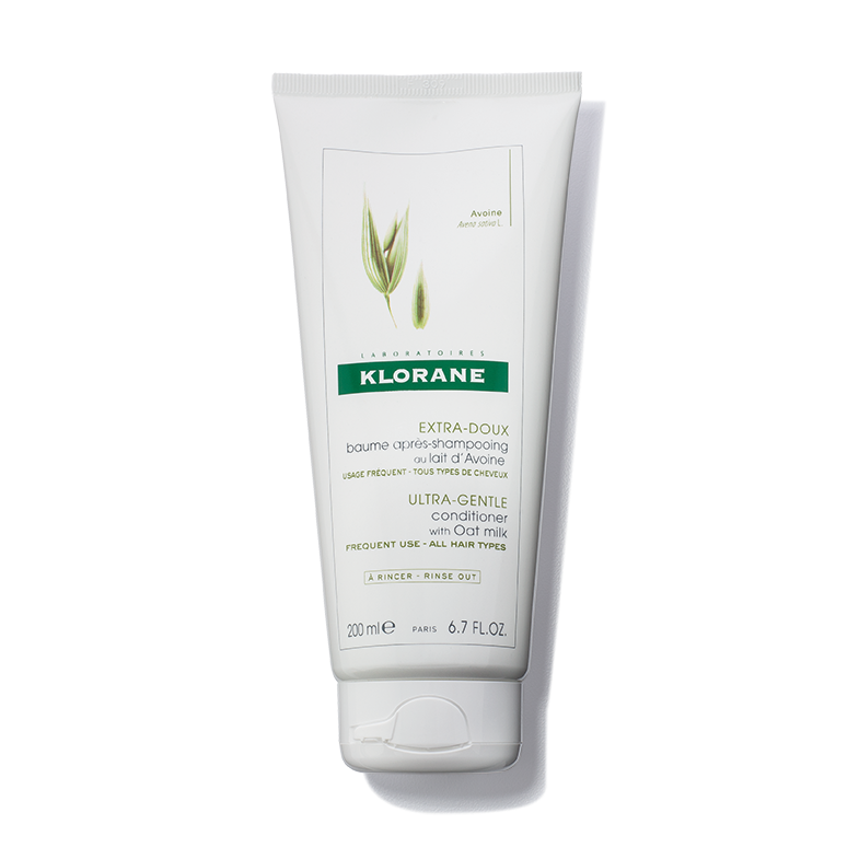 Klorane Ultra Gentle Conditioner With Oat Milk Detangles and Eliminates Static from Hair