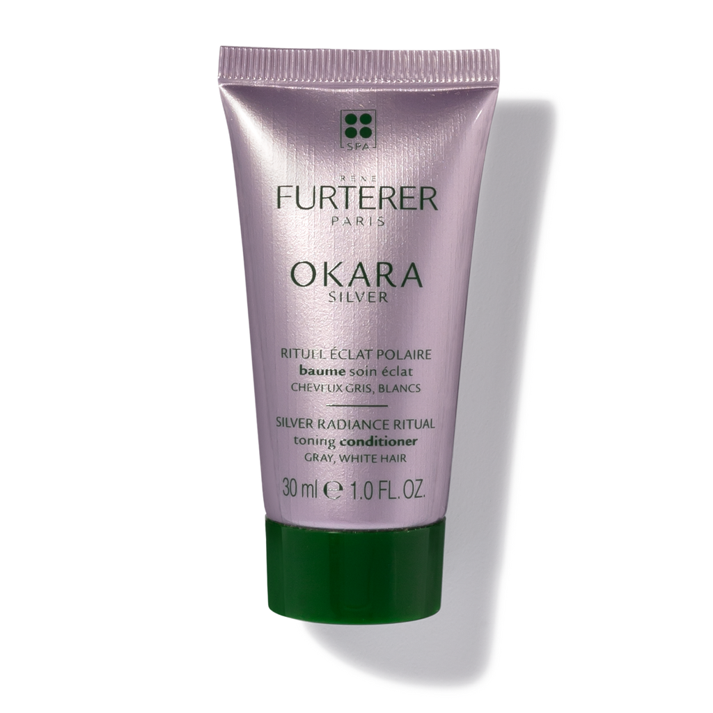 Rene Furterer Okara Silver Toning Conditioner (2-Sizes) for gray, white or platinum blonde hair
